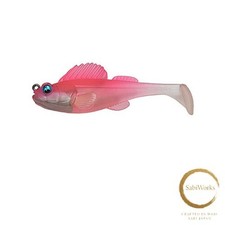 New Megabass 37322 Worm Dark Sleeper  3.8 Inches  3/4 oz  Clear Pink