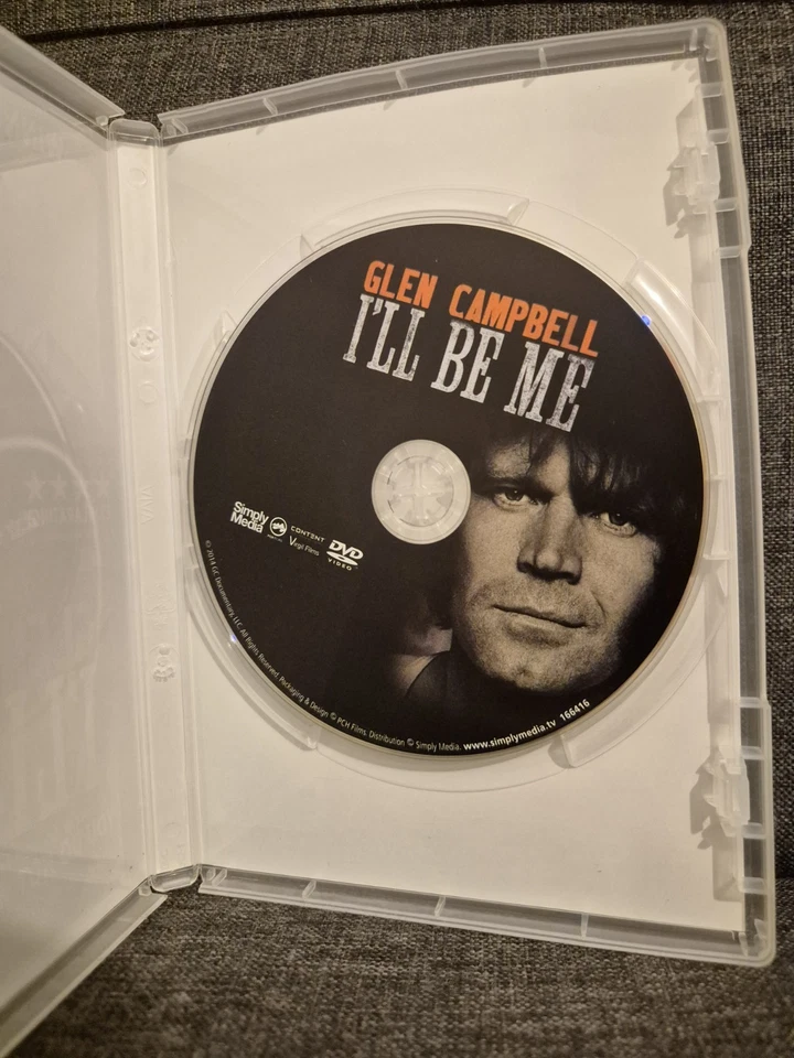 Glen Campbell I'll Be Me Region 2 DVD Music Concert VGC - Image 2 of 2