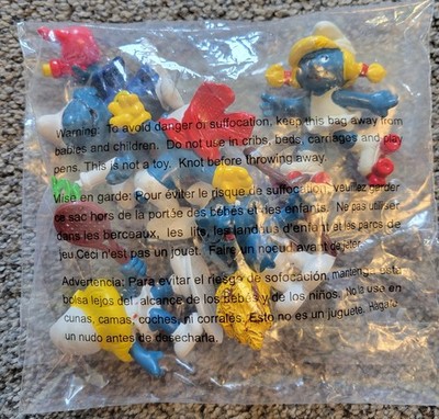 NIP Vintage Smurf Figures Lot of 5 Peyo Schleich 1980s