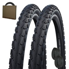 2x Schwalbe Land Cruiser Fahrrad Reifen HS450 24-28"schwarz mit/ohne Schläuche