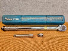 Kamasa 1/2” Drive Torque Wrench Kit SP 3780 150 FT/LBS ~ 5" EXT  ~  3/8" Adaptor