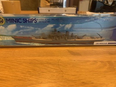 Triang Minic Schiffe 1:1200 USS Missouri Ref:Y11