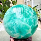23.02LB Natural Green Fluorite Crystal Ball Sphere Polished Healing Decor Gift — photo 9