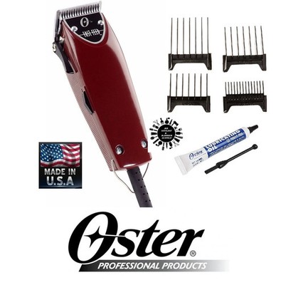 OSTER Professional FAST FEED ADJUSTABLE BLADE CLIPPER SET Hair Stylist Barber