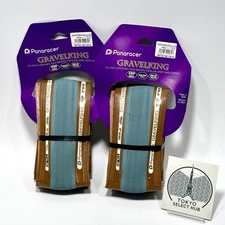 Panaracer GravelKing 700x32C Turquoise Blue Tire Set of 2 W/O New Unused