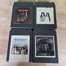 Aerosmith 8 Track Tape Lot 4 Toys Attic Draw Line Night Ruts Dream On Vintage 70