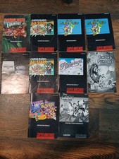 Lot of 10 SNES Super Nintendo Instruction Manuals Booklet Only Mario Donkey Kong