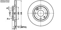 Ate Bremsscheiben Ø266Mm + BremsbelÄGe Vorne FÜR Citroen C2 Jmx C4 Cactus