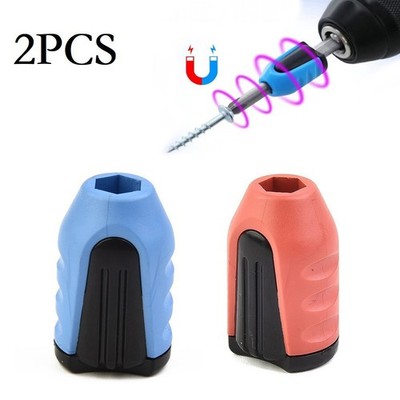 Boost Magnetic Force of Screwdriver Bit Easy Metal Part Adsorption 2PCS