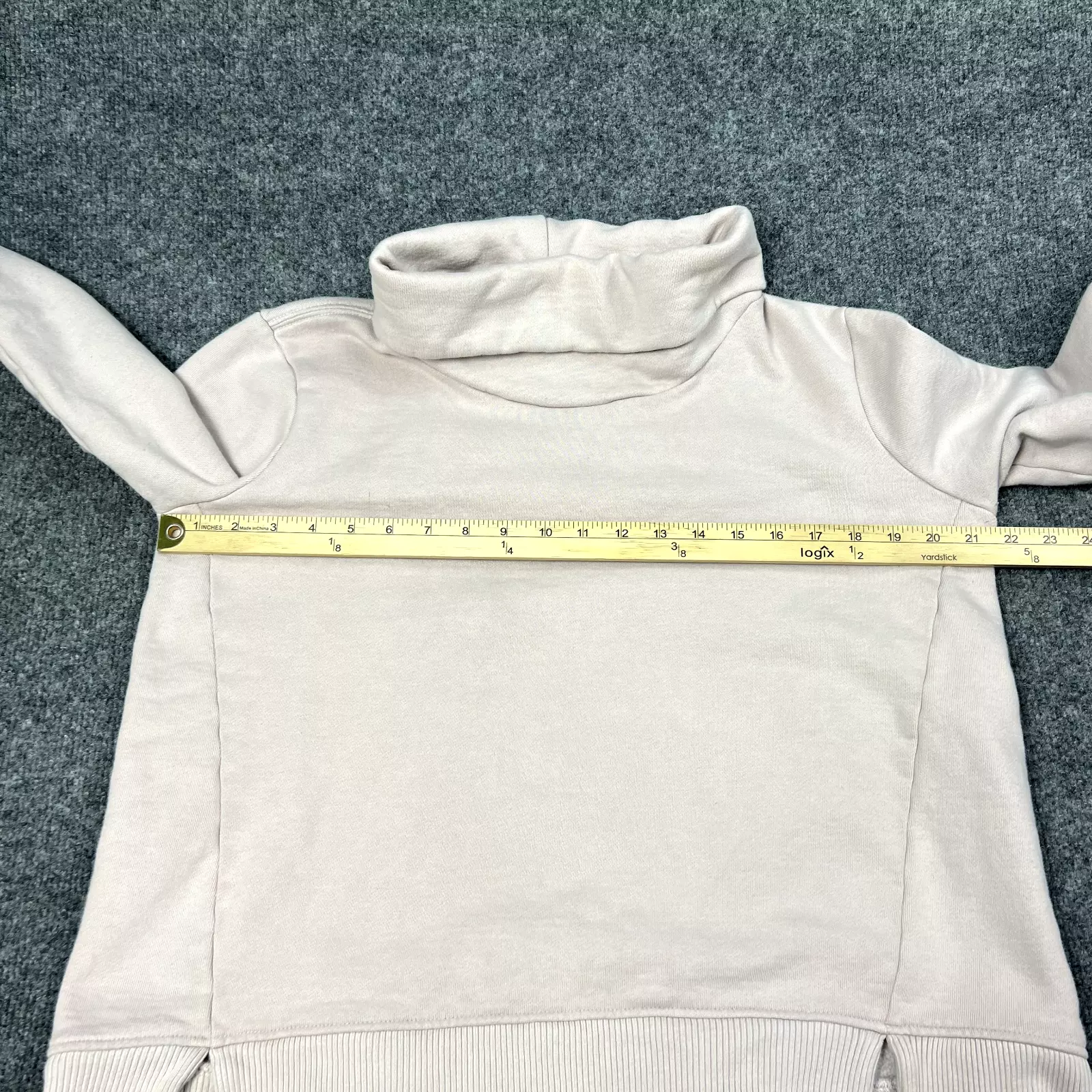 athleta funnel neck long sleeves pullover sweatshirt