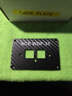 NCE 3D printed Face plate for NCE WFD-31 WiFiTrax panel