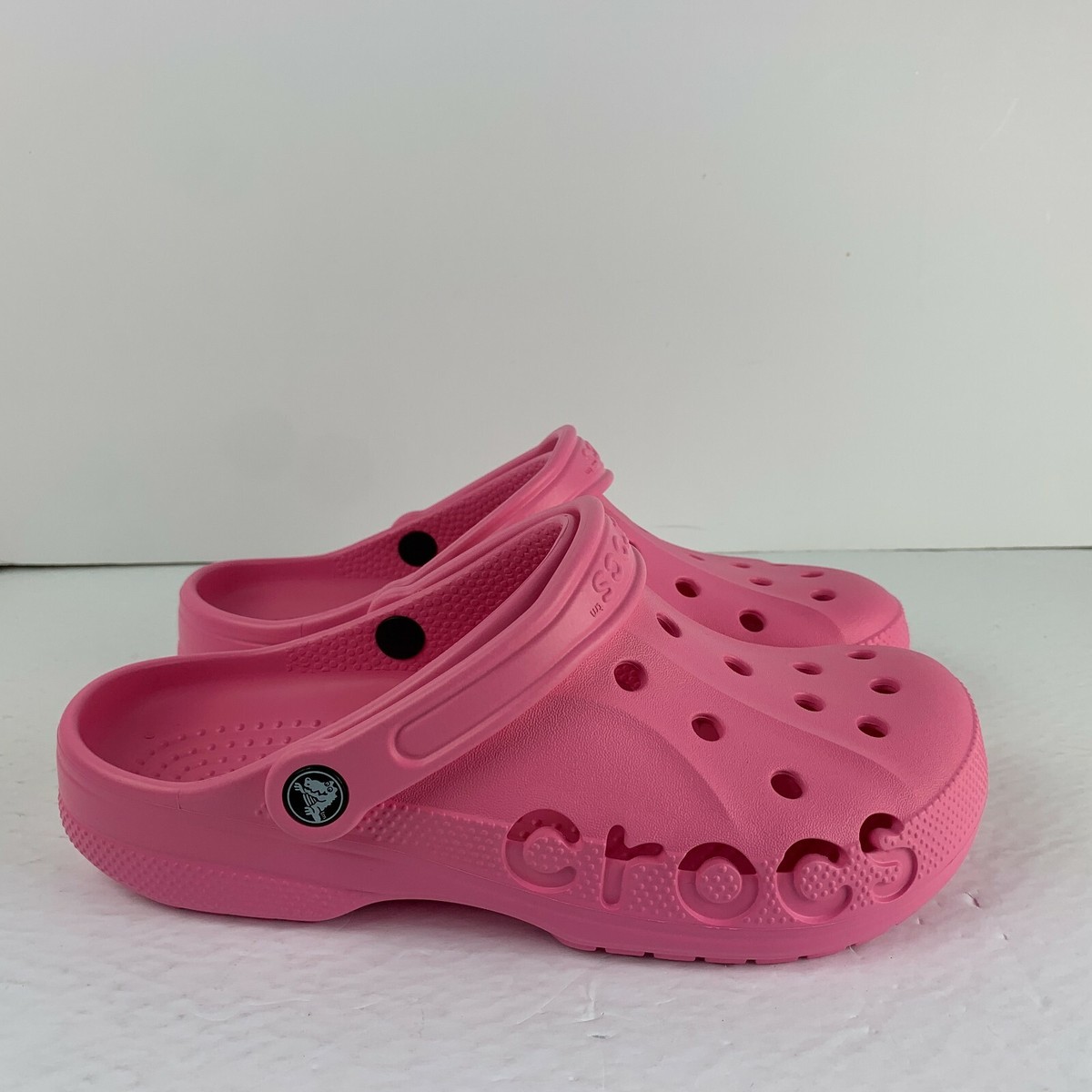 Crocs Baya Pink Clogs - Unisex, Men's size 8 Women's size 10