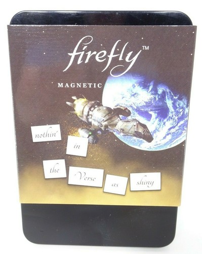 RARO Thinkgeek Firefly poesia magnetica, nuovo con scatola 2014 - Foto 1 di 3