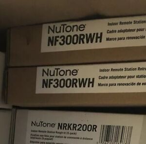 NuTone NF300RWH Indoor Remote Station Retrofit Frame White