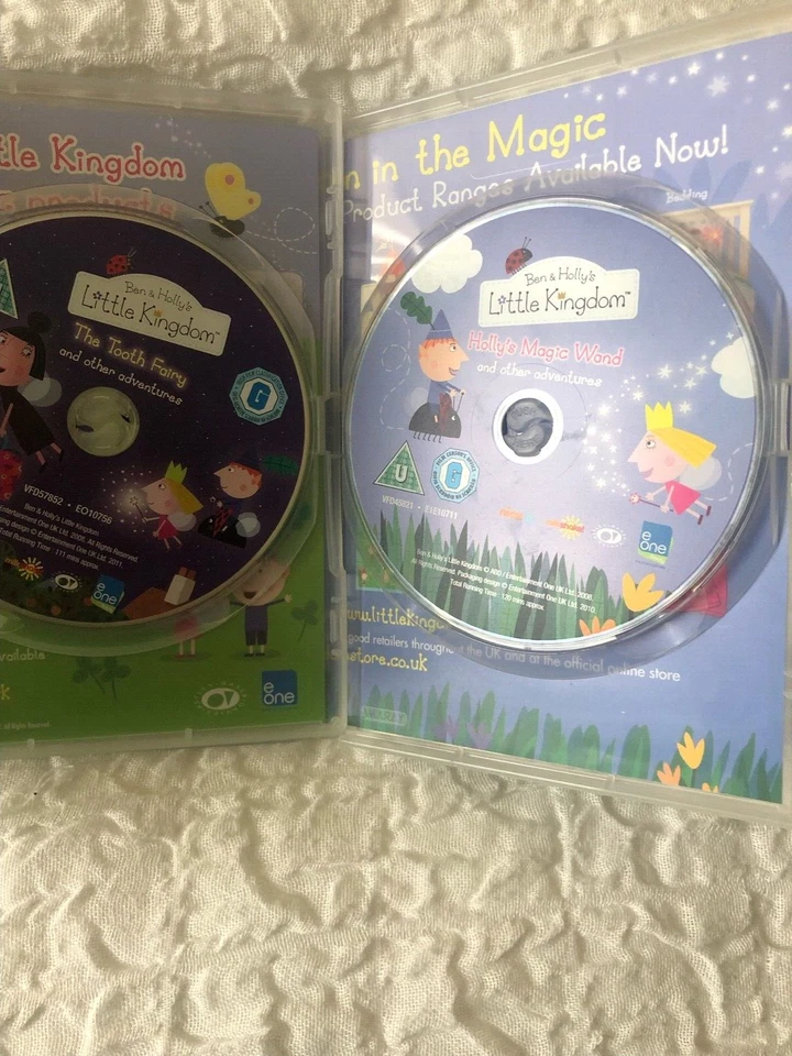 2 x Ben & Holly’s Little Kingdom DVDs - The Tooth Fairy & Holly’s Magic Wand - Image 2 of 2