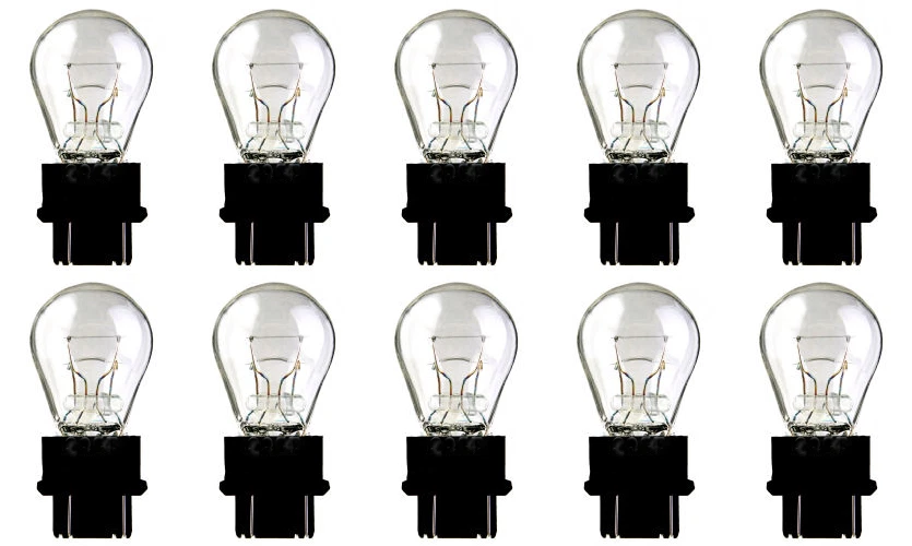 Box of 10 3157LL 3157 Long Life Lamp Automotive Bulb Dual