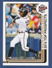 OZHAINO ALBIES 2015 Choice RC SAL Top Prospects #24 OZZIE Rookie South Atlantic*