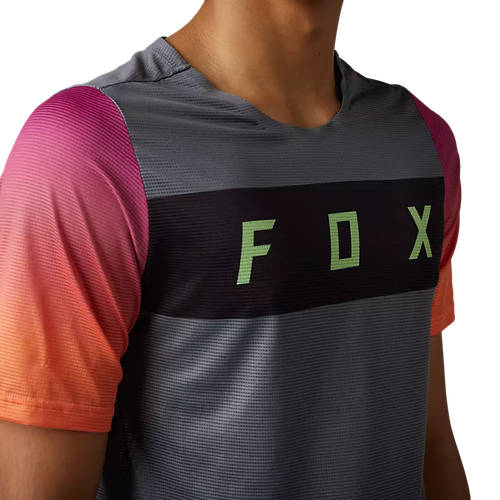 Maglia FOX Flexair Arcadia 2023 grigio peltro Dh ENDURO MTB - Foto 4 di 5