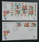 1998 NETHERLANDS NEDERLAND CARTOON PARTY FEEST  NR 394 FDC