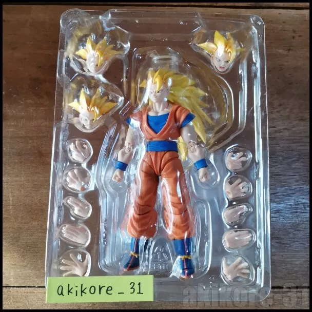  Bandai Tamashii Nations S.H. Figuarts Super Saiyan 3 Son Goku  DRAGON Ball Z Action Figure : Toys & Games