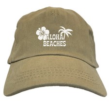 Aloha Beaches - Tropical Paradise Hawaii Palm Trees Dad Hat