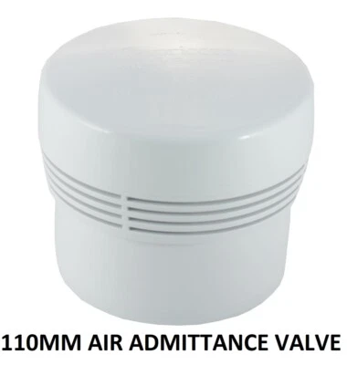 CAPRICORN 110mm Soil Pipe Anti-Syphon Air Admittance Valve WHITE For 110mm Pipe Socket