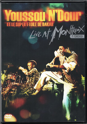 Youssou N'Dour & Le Super Etoile De Dakar DVD Live Montreux 1989 Made In Brazil