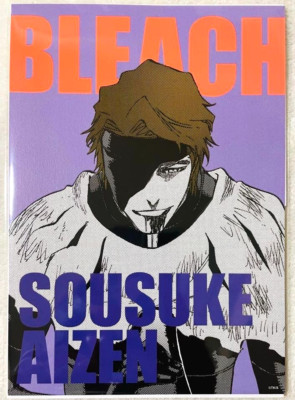 Bleach Character Art Card Collection Sousuke Aizen 15x21cm JP