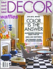 ELLE DECOR * APRIL 2019 * JONATHAN ADLER HAPPY COLORS * Brand New NO LABEL