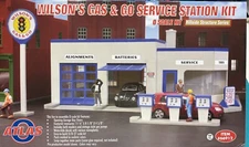 66912 Atlas O Building Wilson Gas and Go Service Station Kit O Scale New