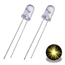 Ultra Bright LEDs 1.8mm / 3mm / 5mm / 10mm - Red / Blue / Green / White / Yellow