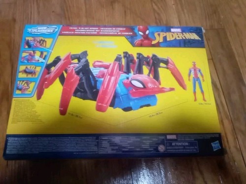 Marvel Web Splashers Spider-Man Crawl 'N Blast Spider 2-in-1 Playset New Toy - Picture 2 of 5