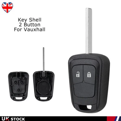 2 Button Remote Key Fob Case For Vauxhall Opel Astra J Zafira Corsa D E Meriva