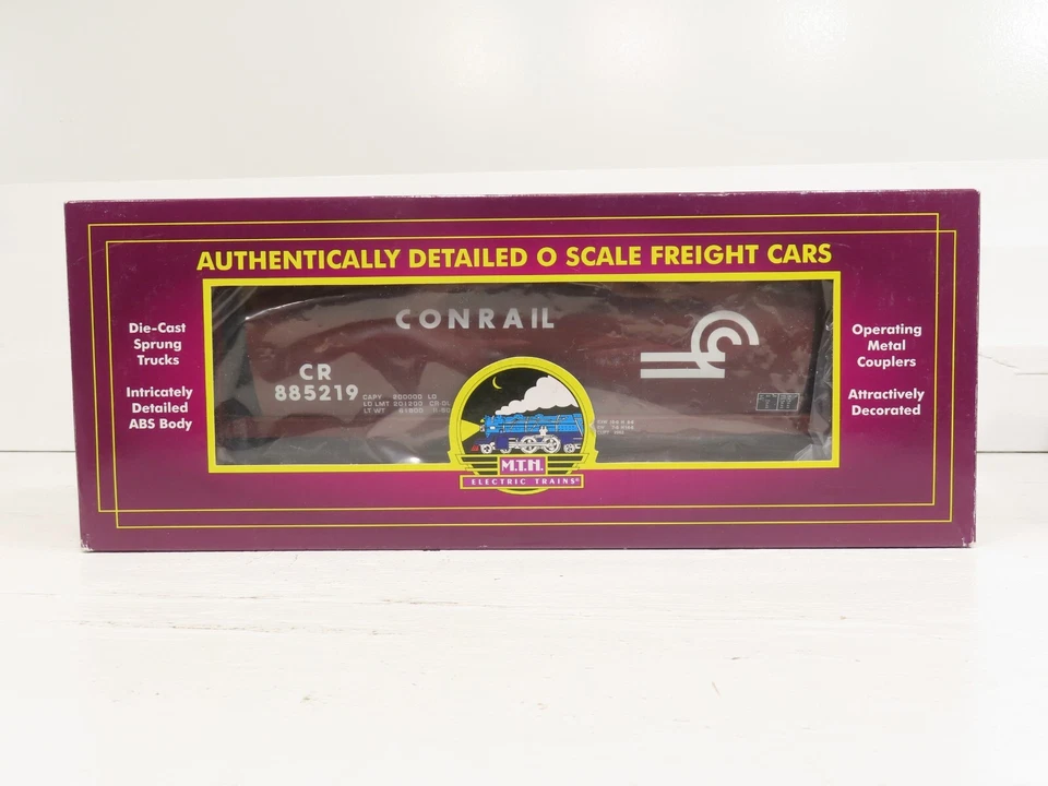 Coche tolva de 3 bahías MTH 20-97691 Conrail #885219 LN  Foto 2 de 4
