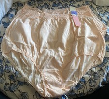 Maidenform Vtg Peach Cotton High Waist Granny Panty Size 9 NWT