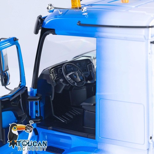LESU RC Tractor Truck 1/14 6x6 Metal Chassis 2-speed Gearbox EL-007 Sound Light - Picture 12 of 12