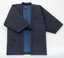 Japanese Kimono Hanten Warm Wear Winter Jacket Free size Made in JAPAN 12370