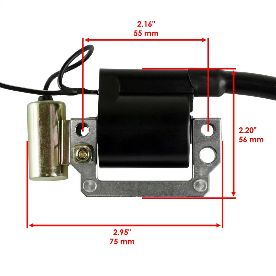 Ignition Coil fits Honda XL100 XL125 XL175 1977 1978 / CT125 Trail 1977 Foto 2 de 4