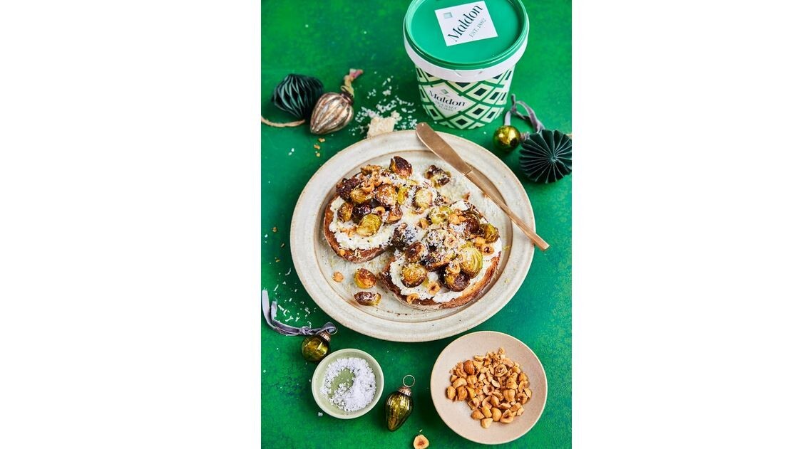 Maldon Salt, Sea Salt Flakes, 20 oz (570 g), Resealable Tub, Kosher, Natural