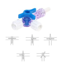 10 PCs 3-Way Stopcock Luer Lock Connection Adapter Bio-Rad Chromatography Part