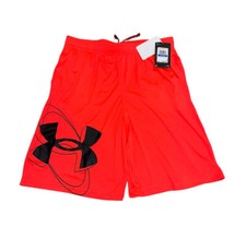 New Boys' Under Armour Prototype 2.0 SSZ Shorts XL Orange Color