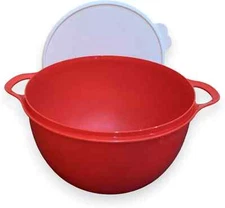 NEW!!! Tupperware Thatsa Mega Bowl Mixing Bowl 42 Cups in Red & FREE SHIPPING!!!