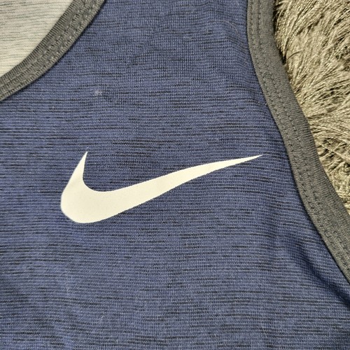 Nike Dri-Fit George Washington University Tank Top S Blue Colonials Swoosh Logo - Picture 10 of 14