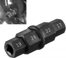 Hex Axle Tool 17mm 19mm 22mm 24mm Allen wrench adapter Lifetime Warranty