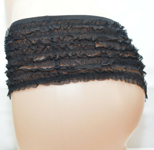 BOOTY PARLOR Women's Tanga Brief Panty, Black, OS - Picture 3 of 5