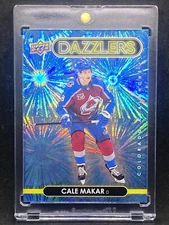 Cale Makar RARE BLUE REFRACTOR  INVESTMENT CARD SSP AVALANCHE MINT