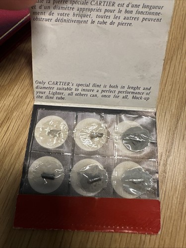 Cartier Lighter - Cartier & 3 Golds. In Box! And Extra Flints. Stunning! - Picture 10 of 10