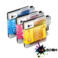 3 CMY Ink Cartridge fits Brother LC61 DCP-145C DCP-6690CW MFC-6890CDW MFC-255CW