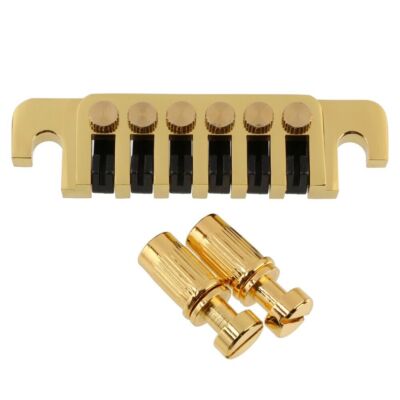 TP-6 Style Bridge Stop Bar Vintage 70's Bridge Tailpiece for LP Les Paul Guitar 