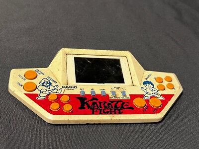 CASIO RETRO KARATE FIGHT LCD GAME CG-610 2 Player FOR PARTS ONLY AS IS